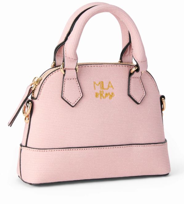 Mila & Rose | Pink Shimmer Girl's Crossbody Purse 🌸