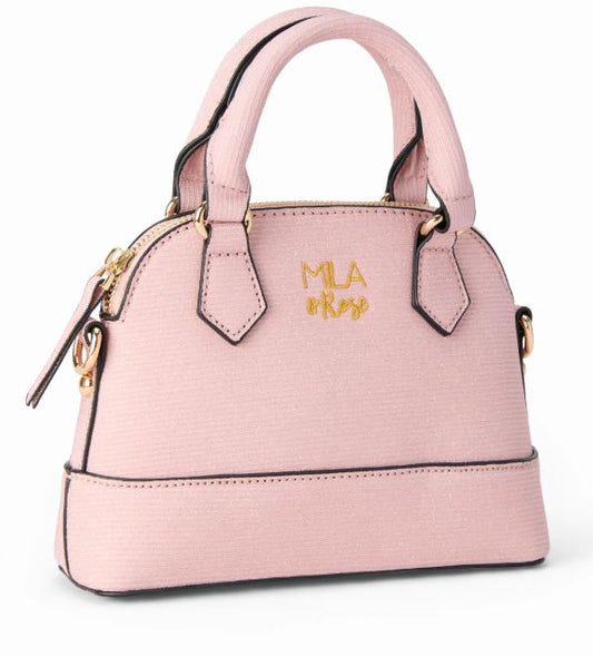 Mila & Rose | Pink Shimmer Girl's Crossbody Purse 🌸